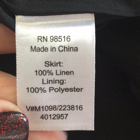 Coldwater Creek Black/white Skirt - Picture 6 of 7